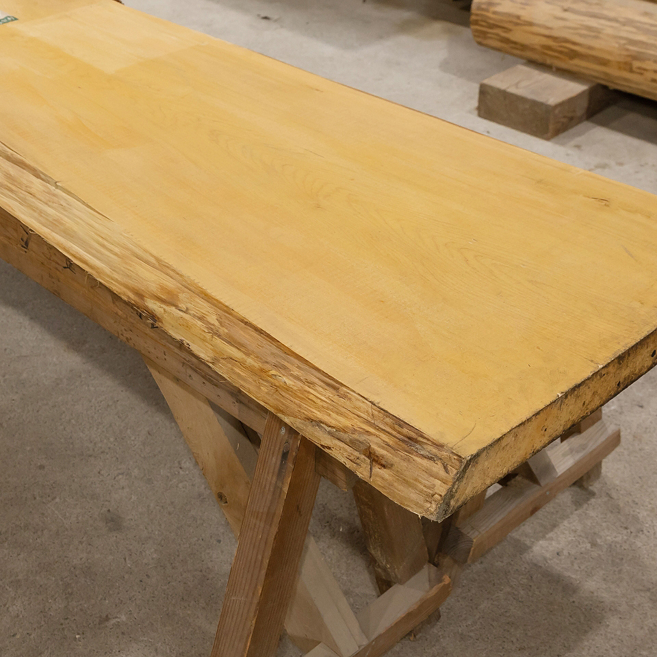 木曽桧 無垢一枚板 - 一枚板テーブル・カウンターなら銘木展示販売場